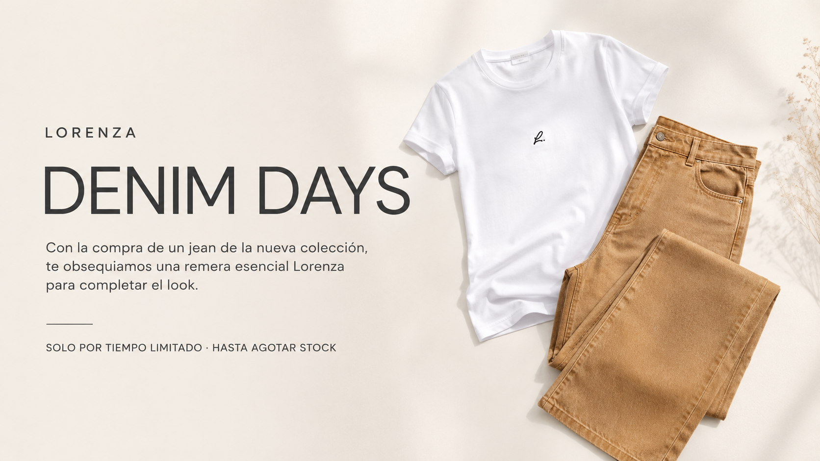 Promoción Jean + Remera de regalo